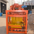 Máquina de fazer bloco oco de cimento vermelho QT4-30 400 * 400 * 60